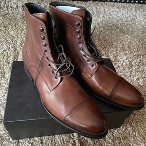 Men's Lace-Up Boot SZ 11.5 Brown NWT